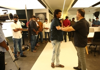 Shoot of Kamal Haasan Shoot of Kamal Haasan