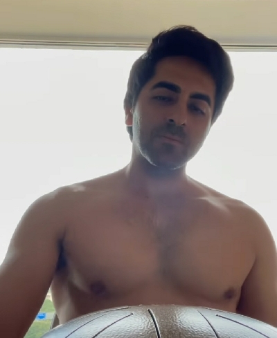 Ayushmann Khurrana's latest musical obsession is a Tank Drum.