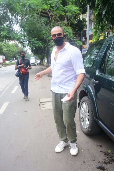 Mumbai: Arunoday spotted at Bandra on Tuesday August 03, 2021.(Photo: Sanjay Tiwari/IANS)