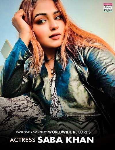 Bhojpuri actress Saba Khan joins Worldwide Records.