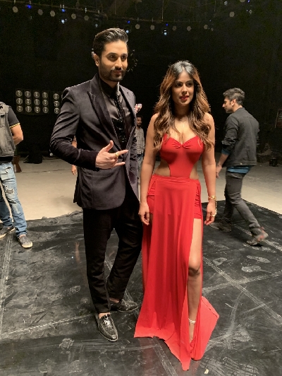Mumbai: Saat Samundar Paar Shoot, Feat. Super Model Yawar Mirza And Sensational Nia Sharma on Friday August 13, 2021.(Photo: Sanjay Tiwari/IANS)