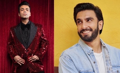 Ranveer Singh and Karan Johar.
