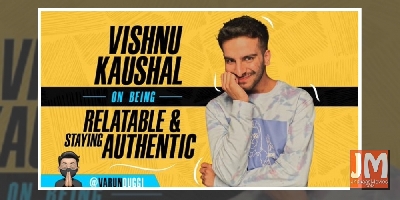 Vishnu Kaushal discussing living life in the public eye