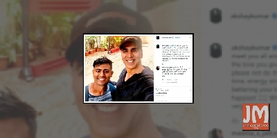 Fan walks over 900 kms to meet Akshay Kumar