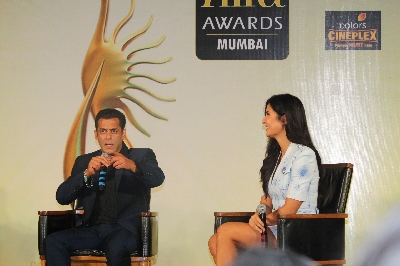 Mumbai: Actors Katrina Kaif and Salman Khan at the Indian International Film Awards (IIFA) 2019 press conference in Mumbai, on Sep 5, 2019. (Photo: IANS)
