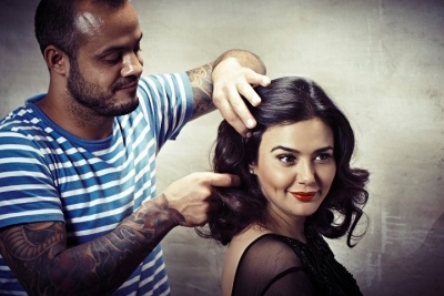 Daniel Bauer with Priety Zinta