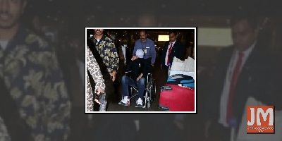 Irrfan Khan spotted at airport in wheelchair