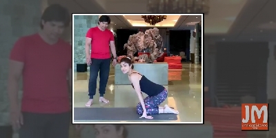 Shilpa Shetty nails Vrischikasana pose, sets fitness goals