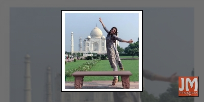 Photos: Kajal Aggarwal visits Taj Mahal for the first time
