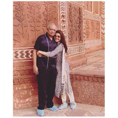 Actress Kajal Aggarwal is visiting the Taj Mahal for the first time and is mesmerised by its beauty. The actress has flooded her Instagram with photos clicked at the stunning heritage monument where she can be seen striking various poses.