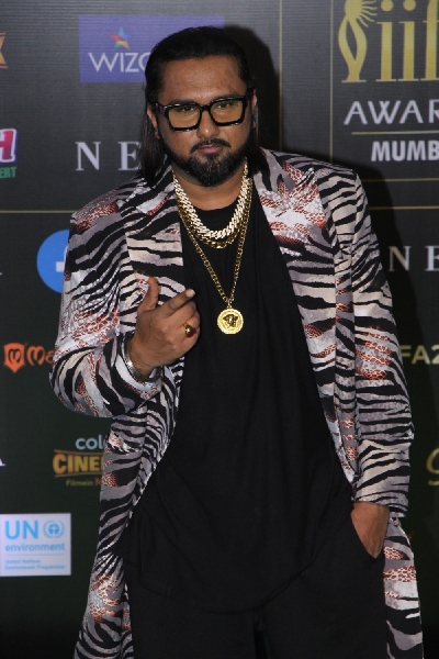Mumbai: Singer Honey Singh at the Green Carpet of 20th IIFA Awards, in Mumbai on Sep 18, 2019. (Photo: IANS)