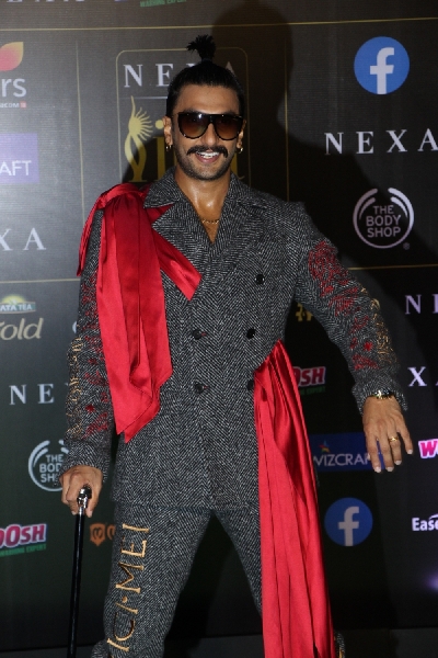 Mumbai: Actor Ranveer Singh at the Green Carpet of 20th IIFA Awards, in Mumbai on Sep 18, 2019. (Photo: IANS)