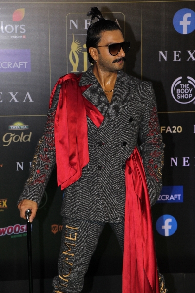 Mumbai: Actor Ranveer Singh at the Green Carpet of 20th IIFA Awards, in Mumbai on Sep 18, 2019. (Photo: IANS)