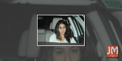 Sara Khan shoots video for new song