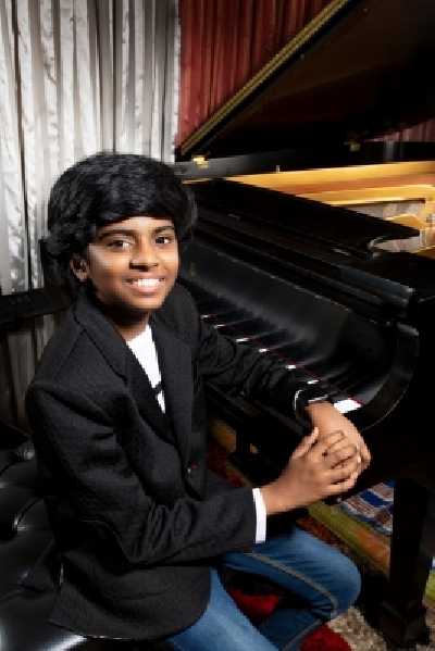 Child prodigy pianist Lydian Nadhaswaram enjoyed meeting Ellen Degeneres, and says the comedian-host was very kind and encouraged him a lot.