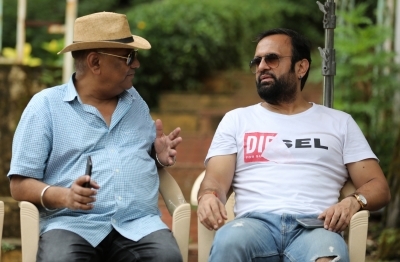 Ajay Jaswal with Dj Sheizwood.