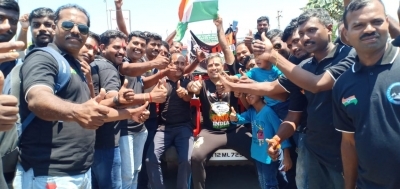 Bollywood producer Shailendra Singh kicked off a unifying rally to mark the 150th birthday of Mahatma Gandhi.