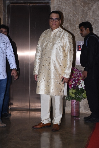Mumbai: Filmmaker Ramesh Taurani at his Diwali bash in Mumbai on Oct 23, 2019. (Photo: IANS)