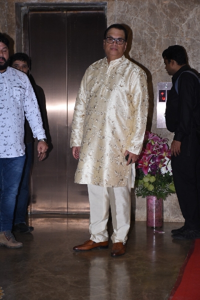Mumbai: Filmmaker Ramesh Taurani at his Diwali bash in Mumbai on Oct 23, 2019. (Photo: IANS)