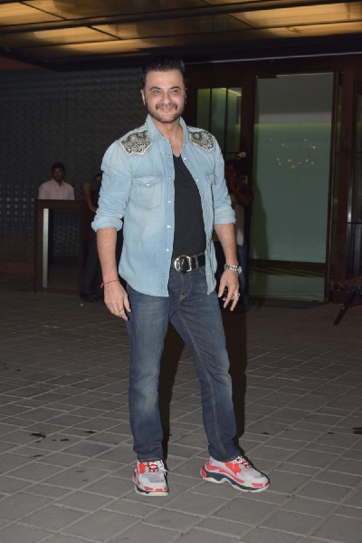 Mumbai: Actor Sanjay Kapoor at the wedding anniversary party of actor Aayush Sharma and his wife Arpita Khan in Mumbai on Nov 18, 2019. (Photo: IANS)