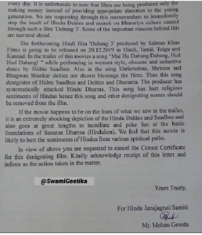 Even as #BoycottDabangg3 has been trending on Twitter since Friday morning over netizens