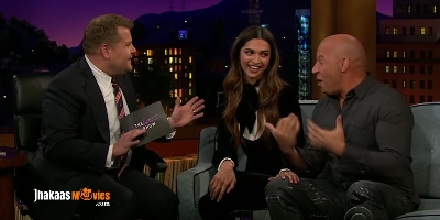 Deepika Padukone Teaches Lungi Dance To James Corden
