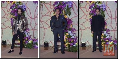 Photos Bollywood Stars at wedding reception of filmmaker Sooraj Barjatya's son Devaansh Barjatya