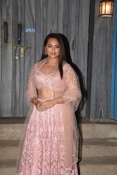 Mumbai: Actress Sonakshi Sinha at the promotions of upcoming film "Dabangg 3" in Mumbai on Dec 6, 2019. (Photo: IANS)