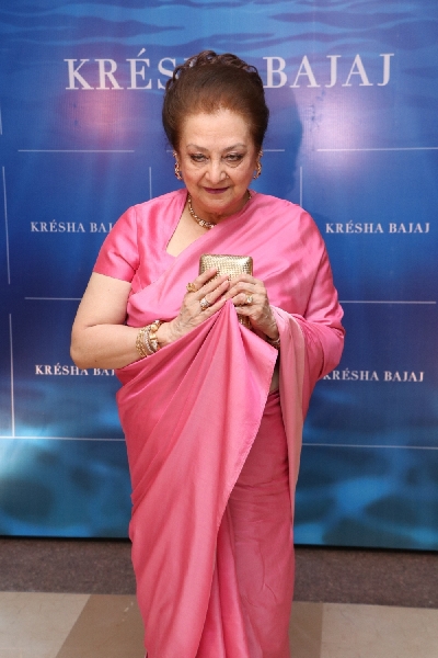 Mumbai: Actress Saira Banu arrives at the first year anniversary celebration of fashion designer Kresha Bajaj's store in Mumbai on Dec 7, 2019. (Photo: IANS)
