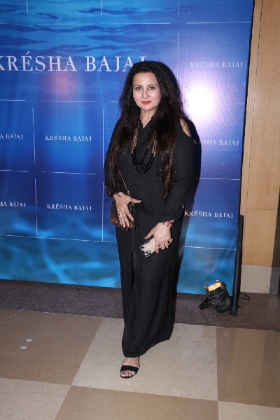 Mumbai: Actress Poonam Dhillon arrives at the first year anniversary celebration of fashion designer Kresha Bajaj's store in Mumbai on Dec 7, 2019. (Photo: IANS)