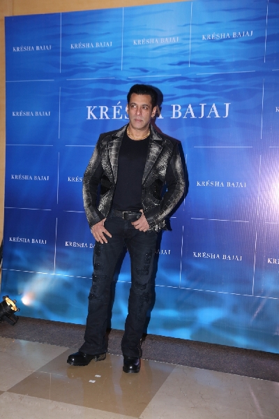 Mumbai: Actor Salman Khan arrives at the first year anniversary celebration of fashion designer Kresha Bajaj's store in Mumbai on Dec 7, 2019. (Photo: IANS)